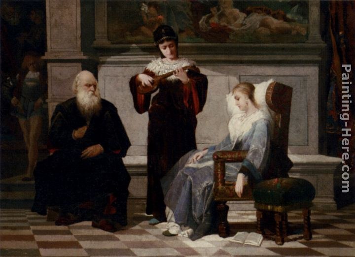 Wenceslas Vacslav Brozik A Moment Of Comfort